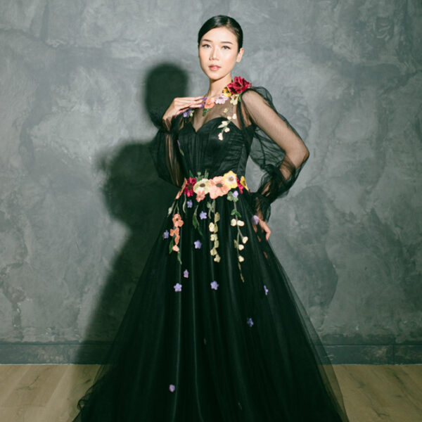 Black Floral Fantasy